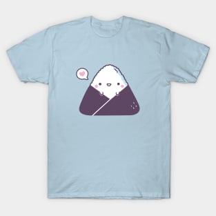 Cute Happy Onigiri Japanese Rice Ball T-Shirt